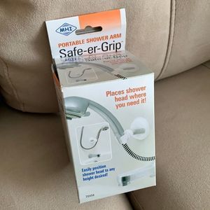 Safe-er-Grip TM Portable Shower Arm (new in the box!)